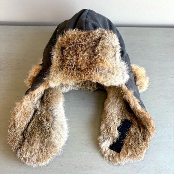 Weatherproof Kids Bomber Tapper Hat Rabbit Fur-Lined Trapper YOUTH Medium - Picture 3 of 12